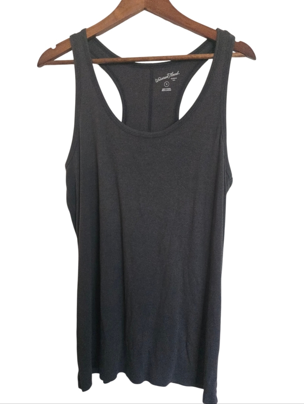Universal Thread Smokey Grey Racerback Tank Top